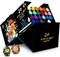 TBC The Best Crafts Handmade Box Art Set with Large Capacity Acrylic Markers, Dual Tip, Assorted Colors (24 Colors)